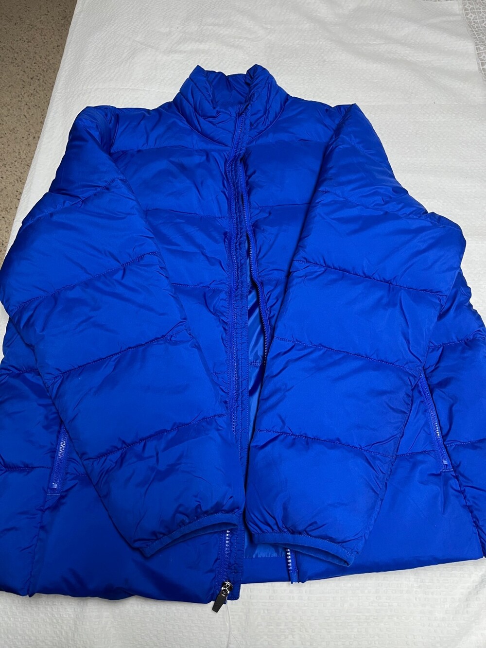 Men's St. Johns Bay Santorini Blue Puffer Coat/Jacket Large